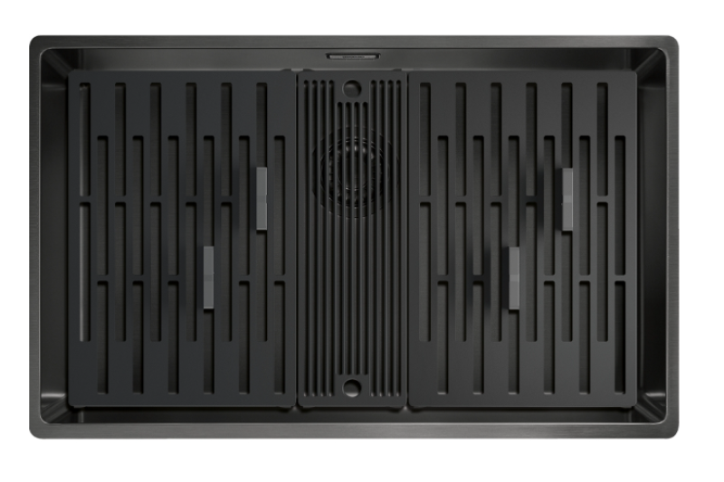 Franke Mythos Masterpiece BXM 210.68 Velký dřez Gun Metal PVD Antracit 685x410mm pro plochou a spodní montáž - 127.0676.885