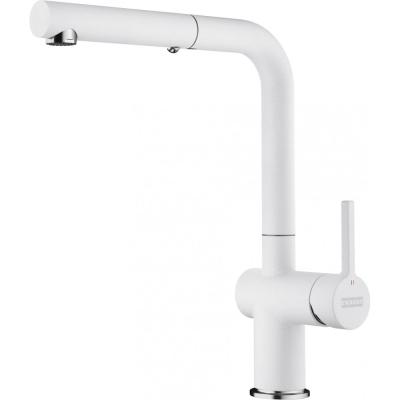 Franke Active L Kuchyňská Baterie Polar White Bílá s Výsuvnou Sprchou 115.0653.387