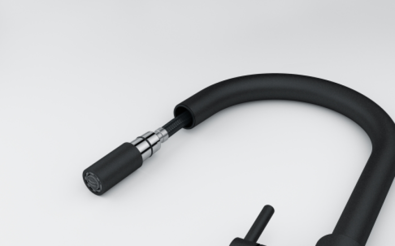 Franke Lina Kuchyňská baterie Béžová Oyster s výsuvnou sprchou 115.0626.084