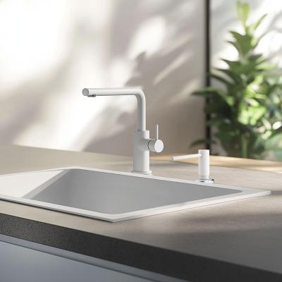 Franke Active kuchyňský vestavný dávkovač mýdla granit Polar White Bílá 112.0633.079