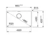 Franke Maris MRG 210 / 110-62 Onyx spoelbak 135.0667.659