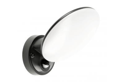 'TERRO LED svítidlo s pohybovým senzorem, 10W, 720lm, IP54, AC220-240V, 50/60Hz, 4000K, černá
