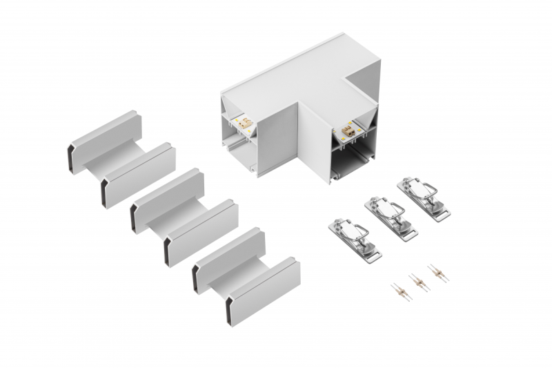 VINEA T-konektor, LED, bílá