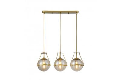 Stropní svítidlo DROP 3, 6335, AC220-240V, 50/60Hz, 3*E27, max.25W, délka 68 cm, zlato