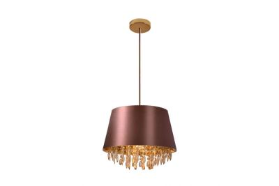 Stropní svítidlo NESTO, 6083, AC220-240V, 50/60Hz, 1*E27, max.40W, IP20, prům. 30 cm, hnědé