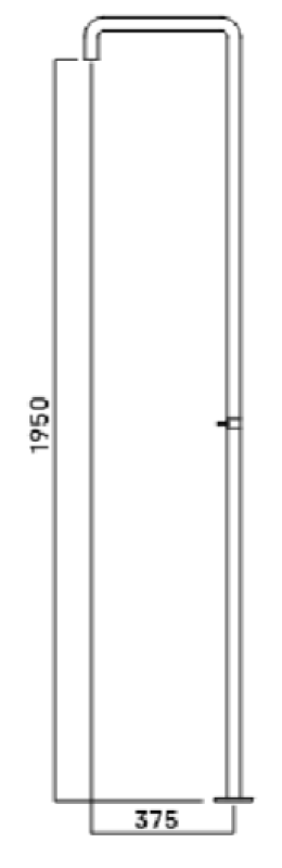 Waterevolution Flow sprchový sloup s míchací baterií světle zlatý T146WGE
