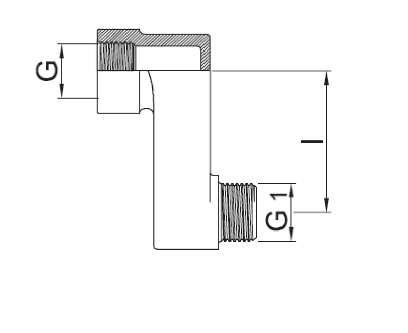 PB S-koncovka 10mm Excentrická G 1/2” G1 1/2” 1208969804