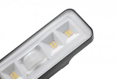 Sluneční svítidlo s pohybovým a stmívacím senzorem DAVOS, LED, 1000lm, 4000K, 2000mAh, IP54, černé