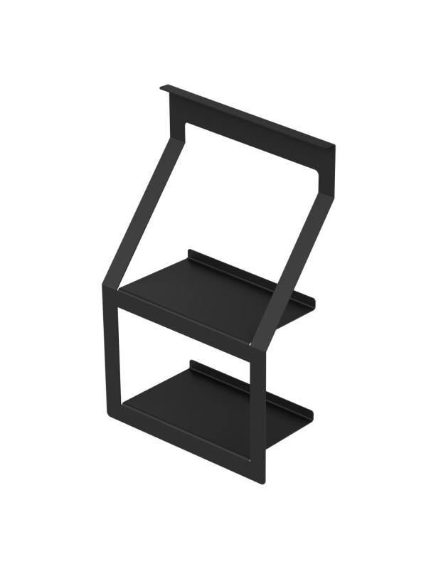 Sada kuchyňských lišt Epka Luxion 100 cm s příslušenstvím, kovová s ukrytou montáží, černá 1208969983