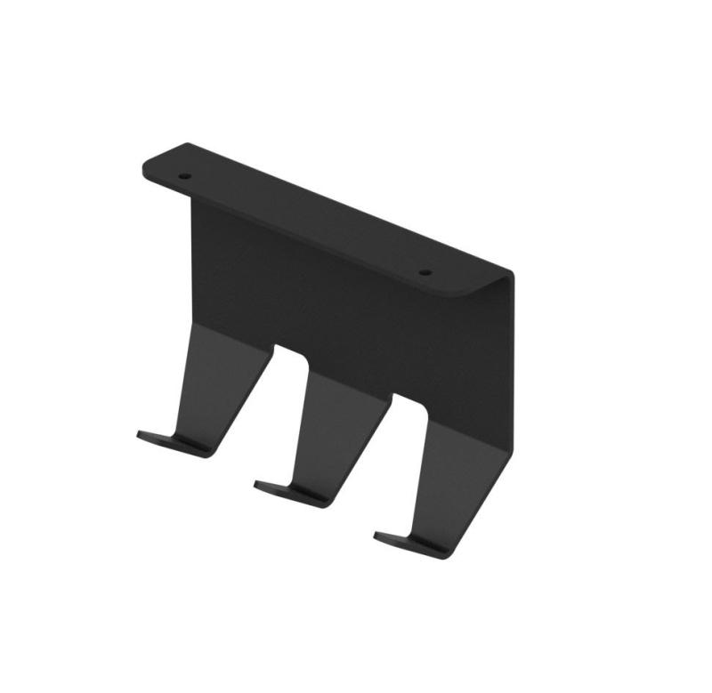 Sada kuchyňských lišt Epka Luxion 60 cm s příslušenstvím, kovové s neviditelnou montáží, černé 1208969993