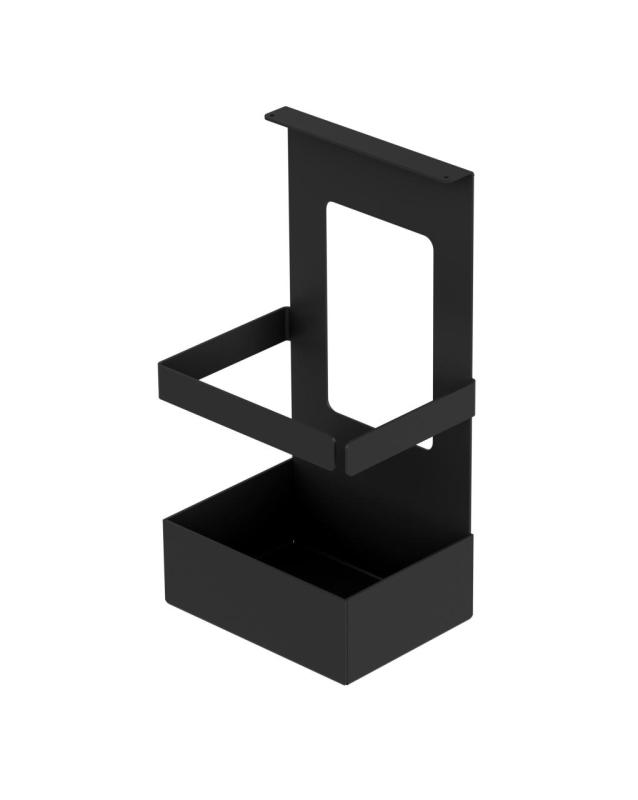 Epka Luxion Sada Kuchyňských Kolejnic 80 cm s Příslušenstvím Kov s Neviditelným Upevněním Černá 1208969994