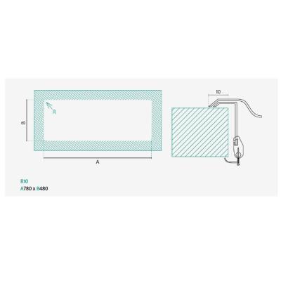 Centurio 80-1 Nerezový Dřez s Odkapávačem 80x50cm, montáž na pracovní desku, číslo produktu 1208970034