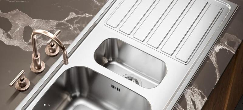 Banka Centurio 100-15 RVS 1,5 Dřez na povrch 100 x 50 cm s Odkapávací částí 1208970035