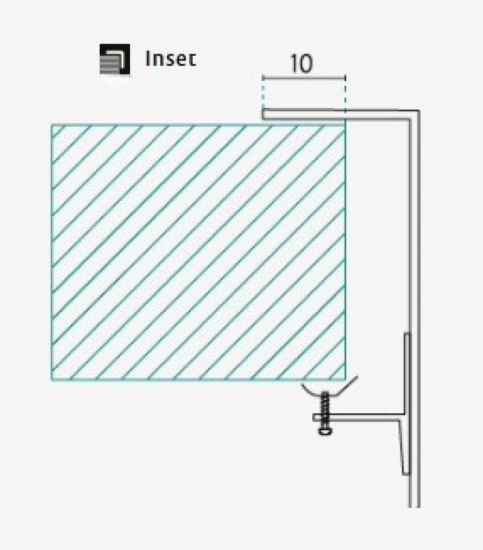 Banka IB4040 RVS Dřez 40 x 40 cm Montáž a Rovný vestavěný 1208970040
