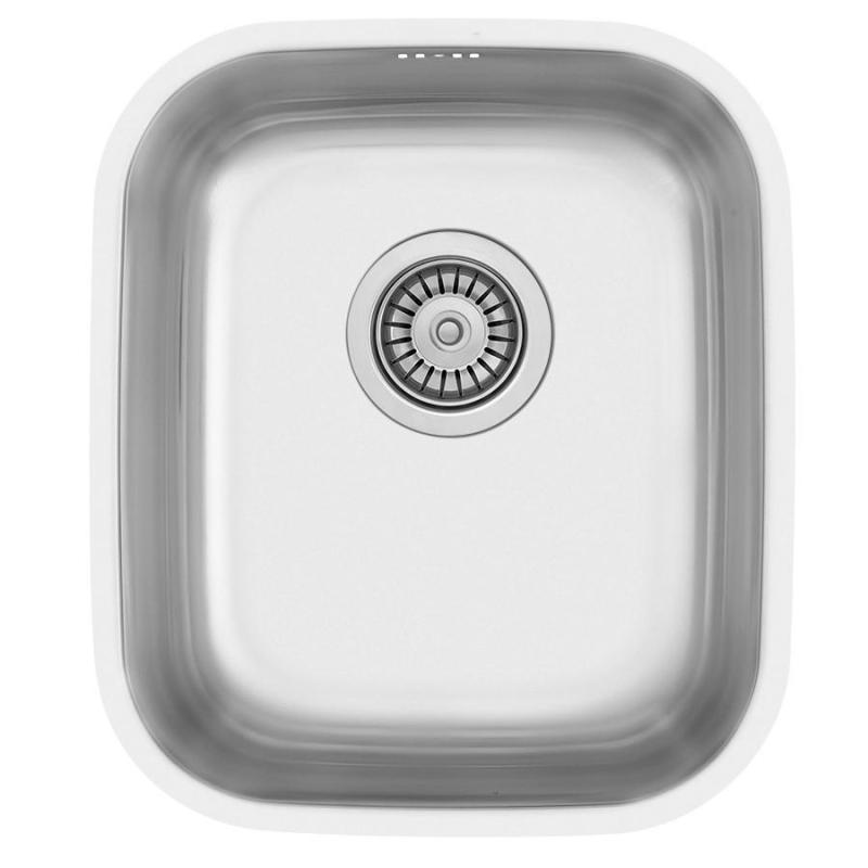 Banka IB3440 RVS dřez 34 x 40 cm Nástavba a Plochá instalace 1208970047