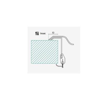 Banka Orlando RVS Dřez 465 x 485 mm Nástavba s otvorem pro baterii 1208970058