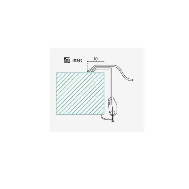 Banka Orlando RVS Dřez 465 x 485 mm Nástavba s otvorem pro baterii 1208970058