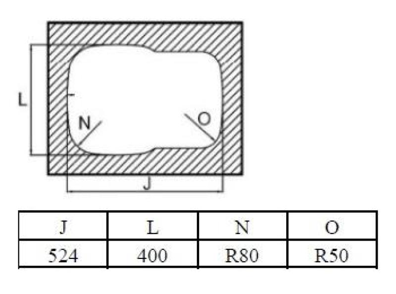 Banka Alaska Nerezová 1,5 dřezová vana podstavná 524 x 400 mm 1208970064