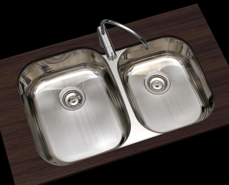 Banka Princess nerezový dvojitý dřez podstavný 750x475 mm 1208970067