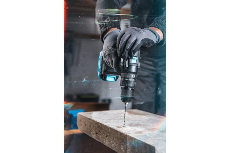 Högert akumulátorová příklepová vrtačka 18V pro cihly, kámen, dřevo, kov.