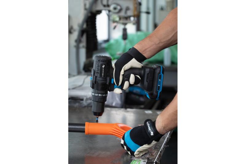 Högert výkonná akumulátorová příklepová vrtačka, bezkartáčová, 18V