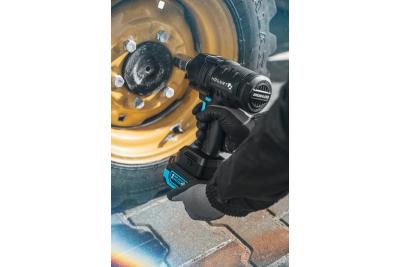 HÖGERT akumulátorový rázový utahovák, bezuhlíkový, 18V, s baterií, nabíječkou
