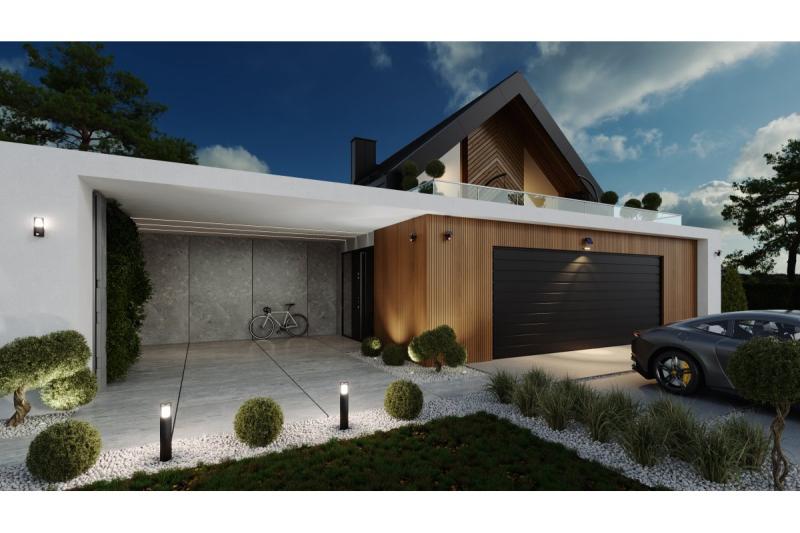 Sluneční reflektor s pohybovým a šerovým senzorem GUARDOS, LED, 300lm, 6400K, 1200mAh, IP65, dummy kamera