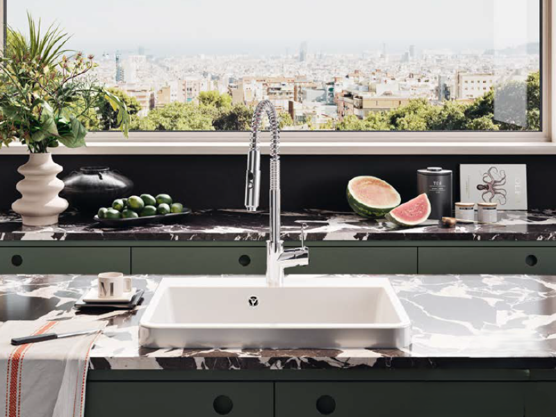 Ausmann Ceramic Frost Keramické Bílé Umyvadlo - Nástavbové 660 x 506 mm s otvorem pro baterii 1208970517