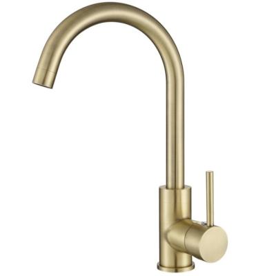 Ausmann Arvia zlatá kuchyňská baterie PVD Gold s otočným výtokem 1208970640.