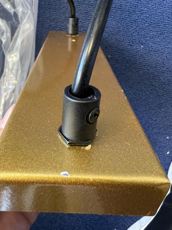 OUTLET Rám Poškozený Dekor Avelin lustr s zlatým obdélníkovým rámem šířka 80 cm 2287