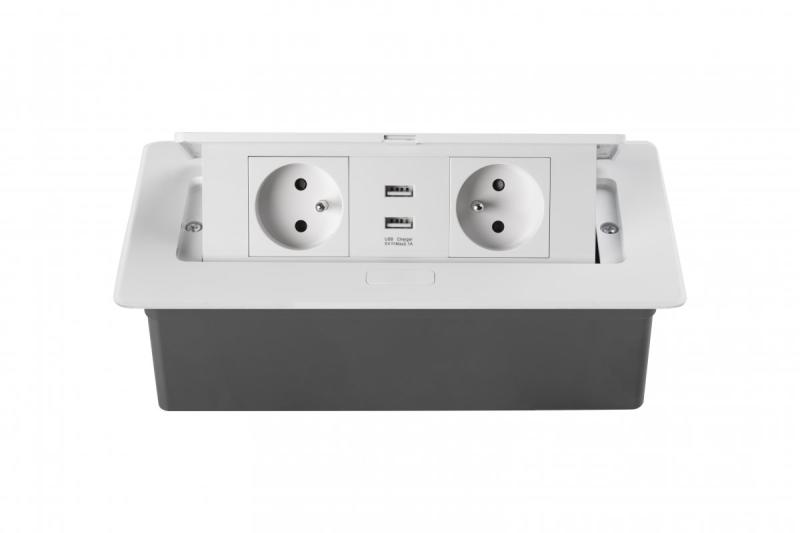 Měkký výsuvný zásuvkový modul.