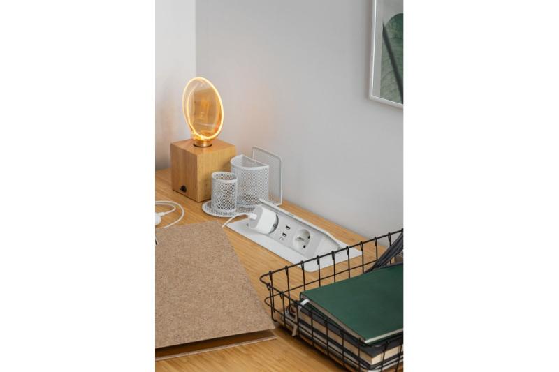 Měkký výsuvný zásuvkový modul.