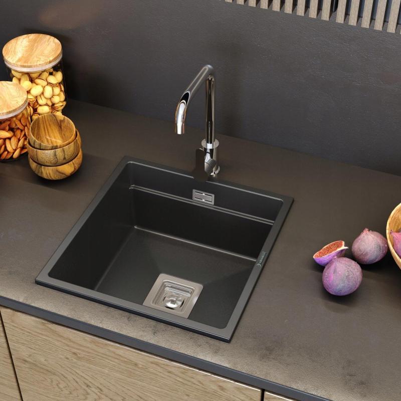 Graniteland Stellar kuchyňská baterie chrom s otočným výtokem 1208970667