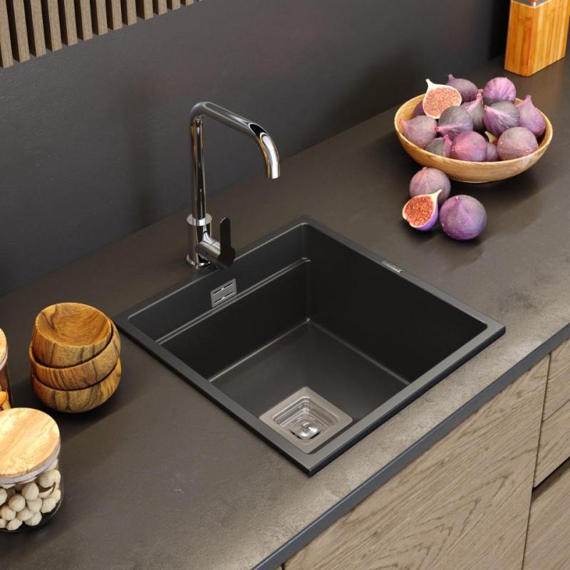 Graniteland Stellar kuchyňská baterie chrom s otočným výtokem 1208970667