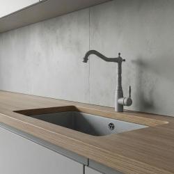Graniteland Verve Kuchyňská baterie Šedá s otočným výtokem 1208970703