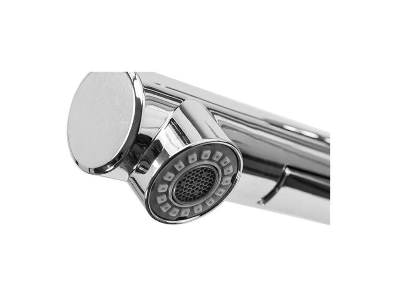 Granitová kuchyňská baterie Ceres šedá s výsuvnou hubicí a dvojitou funkcí ruční sprchy 1208970710.