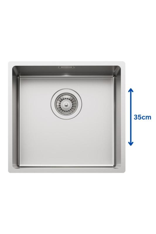 Foster L35 Speciální 35cm dlouhý nerezový dřez 365 x 350 mm vestavný 1208970722