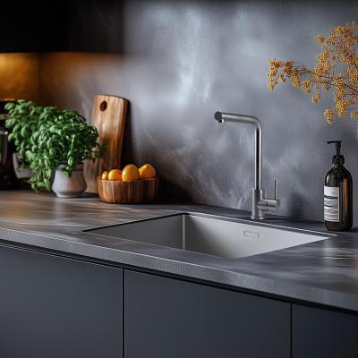 Pure.Sink Prestige Kombinovaná sada nerezový dřez 50x40 cm s nerezovou kuchyňskou baterií 1208970762