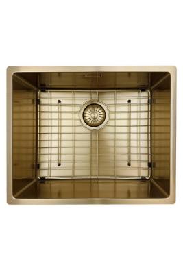 Pure.Sink Prestige Kombinovaná sada Zlatý dřez 50x40 cm se Zlatou kuchyňskou baterií 1208970764