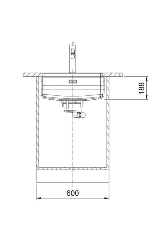 Franke Maris Quiet MQX 110.50 RVS Dřez 50x40 cm Vestavba 122.0694.477