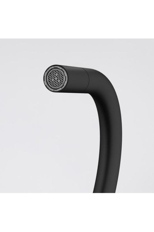 Franke Maris Slim J Kuchyňská baterie Černá s Výsuvným Výtokem 115.0728.389