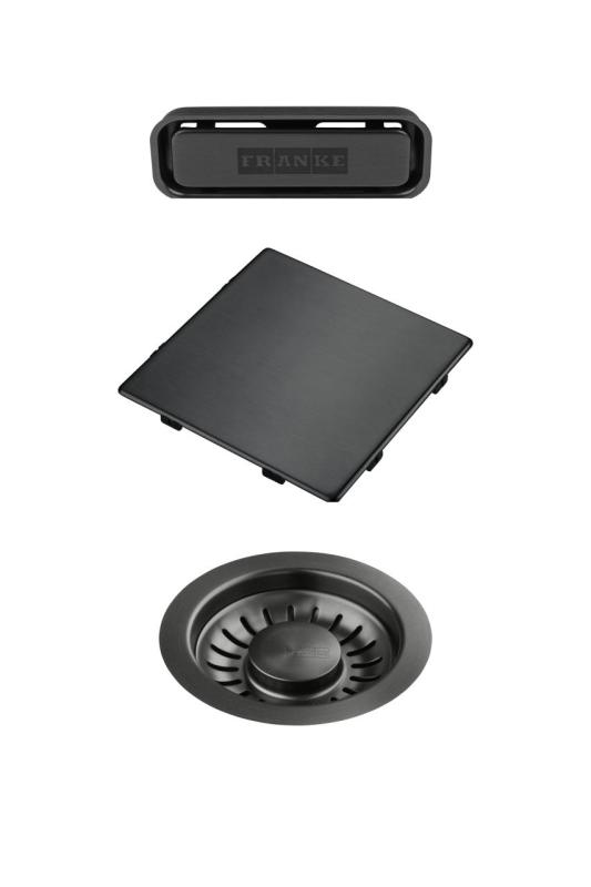 Franke Kubus 2.0 barevná sada Odtoková sada Gun Metal 1208970828