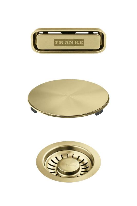Franke Maris barvová sada Odtokový set Zlato 1208970845
