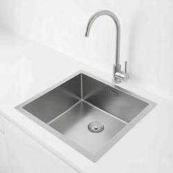 Pure.Sink Exclusivo RVS dřez 40x40 cm, rádius 10mm, pro montáž pod, rovnou a na povrch PEX4040-02