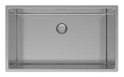 Pure.Sink Exclusivo velký nerezový dřez 70x40 cm 10mm rádius podstavce, ploché vložení a nástavba PEX7040-02