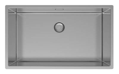 Pure.Sink Exclusivo velký nerezový dřez 70x40 cm 10mm rádius podstavce, ploché vložení a nástavba PEX7040-02