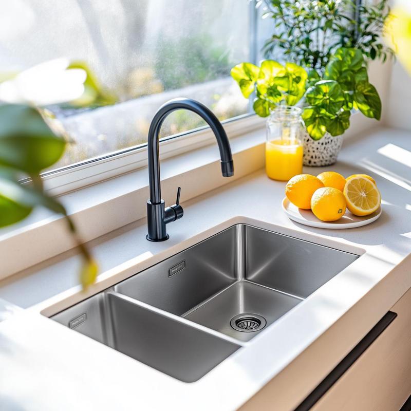 Pure.Sink Exclusivo RVS 1,5 jedna a půl dřezu 18+34 cm 10mm rádius PEX183440-02
