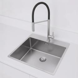 Pure.Sink Exclusivo nerezový dřez 54x52cm Tapwing s otvorem pro kohoutek 10mm rádius PEX5040T-02