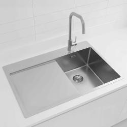 Pure.Sink Exclusivo RVS malý dřez s odkapávací částí 78x52 cm Tapwing vpravo PEX3478RT-02