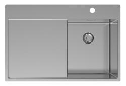 Pure.Sink Exclusivo RVS malý dřez s odkapávací částí 78x52 cm Tapwing vpravo PEX3478RT-02